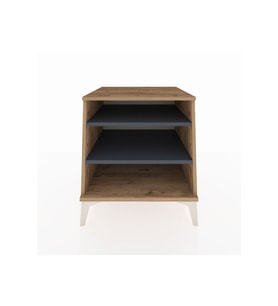 Kronos Komodin 2 Raflı 60x59x64 Çam-Antrasit