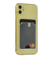 Newface Apple iPhone 11 Kılıf Kart Şeffaf Silikon - Şeffaf
