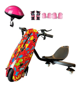 Citymate Drift Car Elektrikli Kaykay Bluetooth Dirift Kar Hoverboard Scooter + Koruma Ekipmanı D28