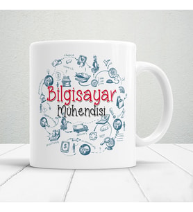 Bilgisayar Mühendislerine Özel Hediyelik Baskılı Kupa