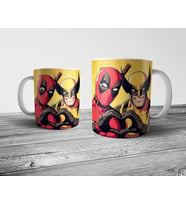 Pixxa Deadpool & Wolverine Marvel Kupa Bardak Model 4