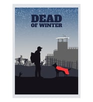 Dead Of Winter Seyahat Poster Tarzı - Masa Oyunu Sanatı Tablo Ahşap Poster Dekoratif
