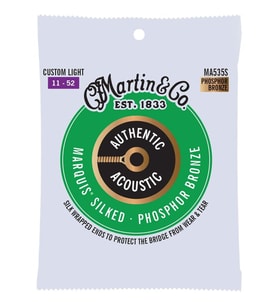 Martin Co MA535S Marquis Phosphor Bronze Akustik Gitar Teli Cstm Lt 11-52