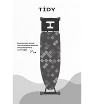 Tidy Katlanabilir Ütü Masası 74-98 cm Ayarlı Büyük Boy Ütülük