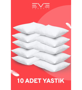10 Adet Nonwovenyastık Silikon Yastık 50x70 700 gr