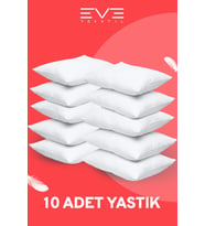 10 Adet Nonwovenyastık Silikon Yastık 50x70 700 gr (Beyaz)