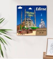 Edirne Tasarımlı Mdf Duvar Tablosu