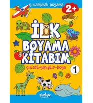 Çıkartmalı İlk Boyama Kitabım 2+ Yaş-1