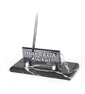 3D MODERN TASARIMLI VİLANO BEYAZ DAMARLI MERMER GÜMÜŞ KABARTMA MASA İSİMLİK