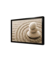 Spa Taşları Çerçeveli Mdf Tablo
