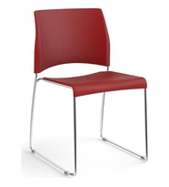 Allsteel Nimble Misafir Sandalyesi - Kırmızı