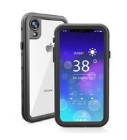 Apple iPhone XR Uyumlu Kılıf Zore 1-1 Su Geçirmez Kılıf (Siyah)