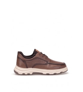 Voyager 26KSRRM1077 Erkek Hakiki Deri Casual Ayakkabı Camel