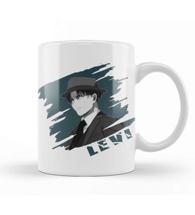 Levi Attack On Titan Levi Ackerman In Suit Kid Gang Kupa Bardak Porselen