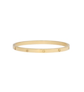 Unisex Şans Model Gold Renk Çelik Bilezik