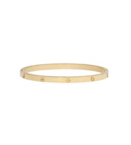 Unisex Şans Model Gold Renk Çelik Bilezik