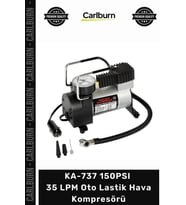 Özel Üretim 12V Güçlü Metal Gövde Taşınabilir Pompa KA737 150PSI 35 LPM Oto Lastik Hava Kompresörü