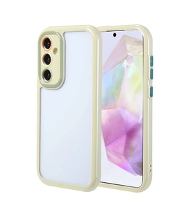 Galaxy A35 Kılıf Kamera Korumalı Renkli Kenar ve Çerçeve Tasarımlı Zore Vitamin Kapak