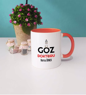 Göz Doktoru Kupa Bardak Turuncu