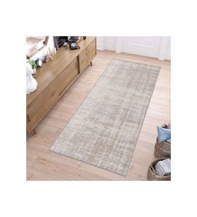 Rovigo Home Dijital Baskı Yıkanabilir Kaymaz Taban Salon Halısı  RVG1787 (Bej)