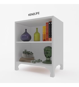 Kenzlife kitaplık tuğçe 068*030*020 byz ayaklı mutfak dolabı banyo ofis ayakkabılık kiler