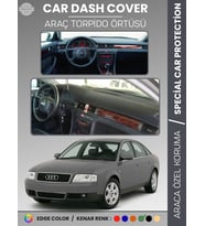 AUDI A6 (1997-2004) Torpido Örtüsü Ön Göğüs Koruma Torpido Koruma Araca Özel Kaymaz Kolay Montaj
