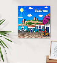 Bodrum Tasarımlı Mdf Duvar Tablosu