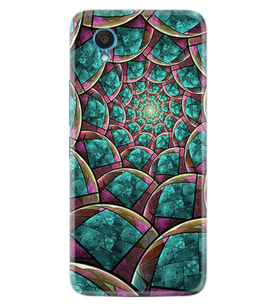 Alcatel 1 2022 Kılıf Resimli Desenli Silikon Platinium Series Circles 1828