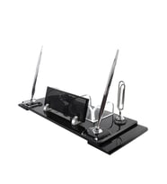 Vip Kristal Gümüş Set Masa İsimlik (Kırmızı)