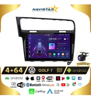 Vw Golf 7  Kablosuz Carplay 4GB + 64GB Android 13 Navigasyon Multimedya Sistemi