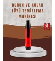 Raks Leo Burun Kulak Tüy Alma Makinesi 45 Dk Şarj Süreli Kırmızı