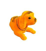 KAFA SALLAYAN KÖPEK ARABA SÜSÜ TURUNCU RENK 14 CM