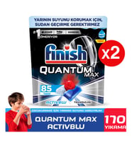 Finish Quantum Max Bulaşık Makinesi Deterjanı 2 x 85 Tablet (Kırmızı)