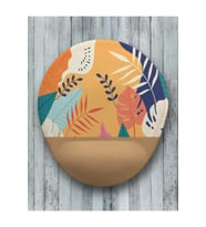 Tropikal Oval Bilek Destekli Mouse Pad