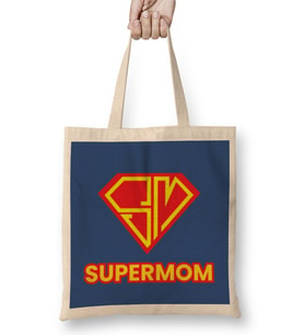 Supermom Süperanne 017 Bez Çanta Uzun Saplı