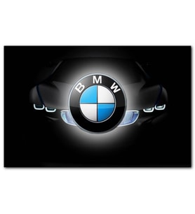 Cakatabloo BMW Logo Arkaplan 5 Kasa MDF Tablo