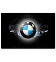 Cakatabloo BMW Logo Arkaplan 5 Kasa MDF Tablo