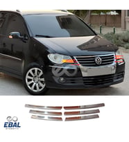 VW Touran Krom Ön Panjur 6 Parça 2007-2010 Paslanmaz Çelik