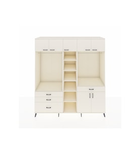 Kronos Dolap 11 Raflı 4 Çekmeceli 2 Askılı 220x59x243 Aytaşı-Aytaşı/Aytaşı