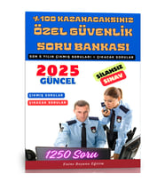 Özel Güvenlik Sınavı Çıkacak Sorular (Silahsız)