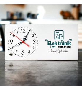Elektronik Mühendisine Hediye Şık Masa Saati