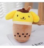 Sanrio Pompompurin Milkshake Peluş Anahtarlık