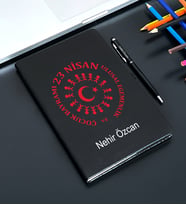 23 Nisan Tasarımlı Kişiye Defter Ve Kalem Seti