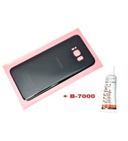 Tkgz Samsung Galaxy S8 PLUS Arka Pil Batarya Kapağı (CAM+B-7000) SİYAH