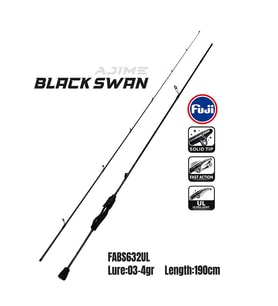 Fujin Ajime Black Swan 190cm 03-4gr Aji LRF Kamışı