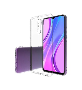 Redmi 9 Kılıf Lüx Şeffaf Silikon - Şeffaf
