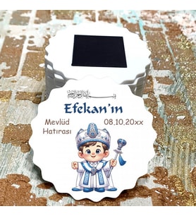 Magnet Hediyelik - Sünnet Çocuğu Tasarım Sünnet Hatırası Magnet