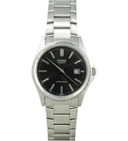Casio LTP-1183A-1ADF Quartz Çelik Gri Siyah Kadran 29 mm Kadın Kol Saati