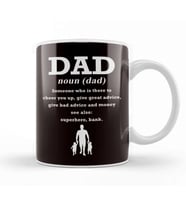Dad Definition Papa Father Daddy Stepdad Daughter Son Poppa Kupa Bardak Porselen