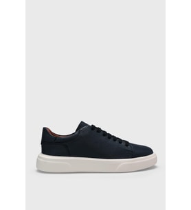 Lufian Tommy Lacivert Erkek Deri Sneaker